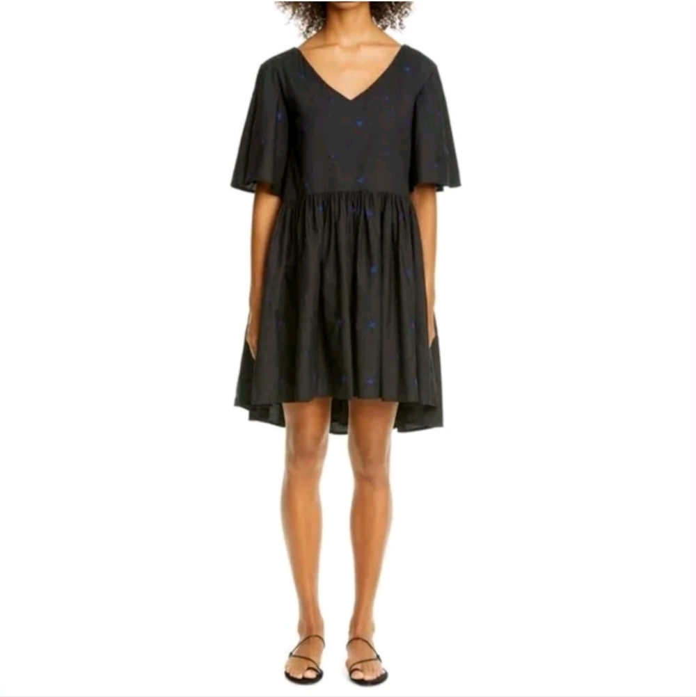 Dark Cottage Merlette Clemente Embroidered Babydoll Dress Oversized Size Small
